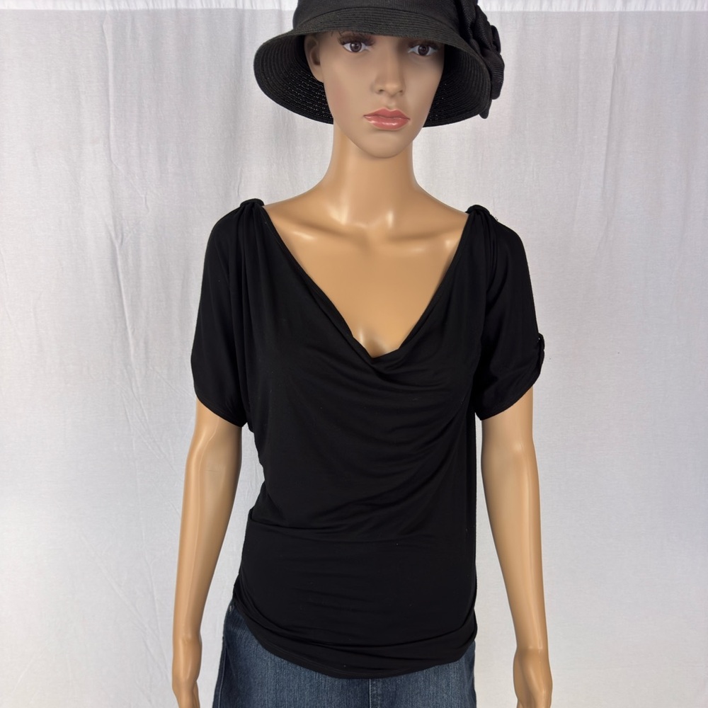 Three Dots Black Top